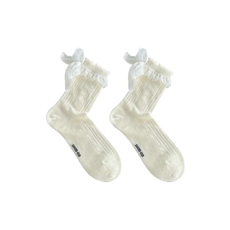 SOIE Mid Calf Socks Women's Combo Set-0