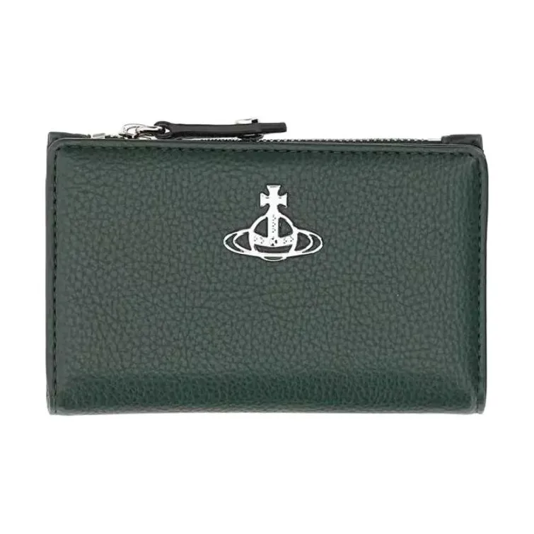 Vivienne Westwood Recycled Polyurethane Wallet Women's Green-0