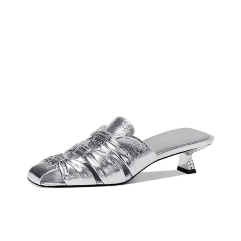 JESSICA SOPHIA Rubber Sole Odor Resistant Closed Toe Slippers Women's-0