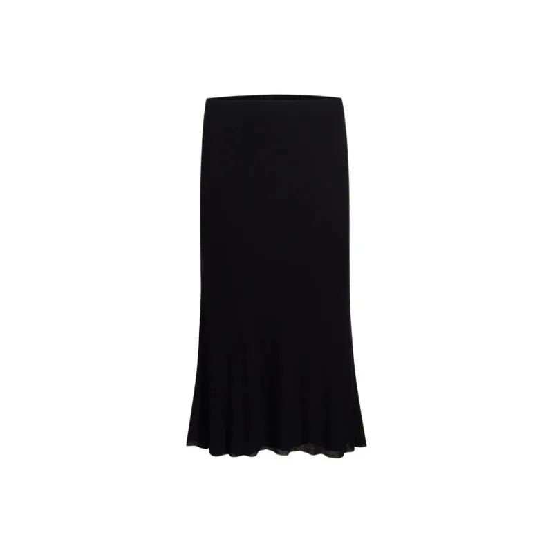 KHAITE Leema Skirt 'Black'-0