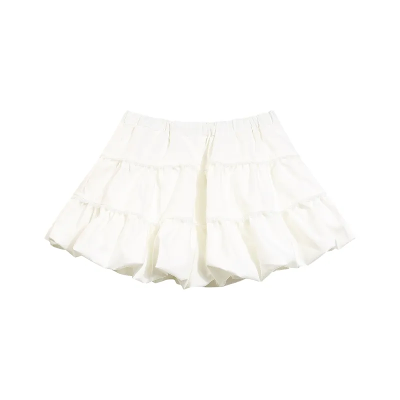 JASONWOOD Casual Short Skirts Women's White-0