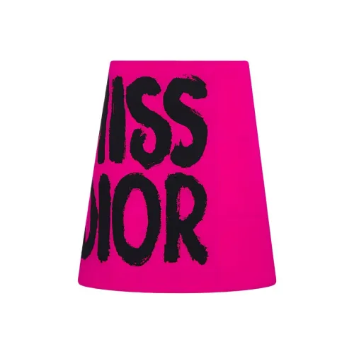 DIOR Casual Short Skirts Women's Plum Red