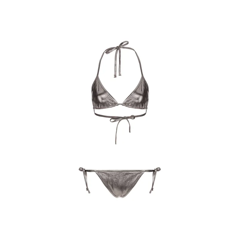 BALMAIN Metallic finish Bikini Set-0