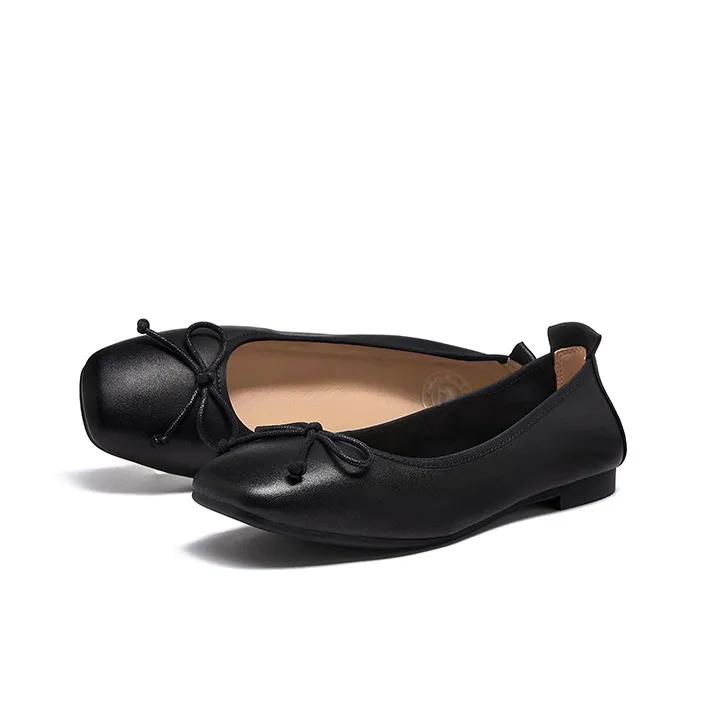 CAMEL Small Leather Shoes, Lightweight Breathable Commute Versatile Trendy Casual Women's Shoes Women's-27