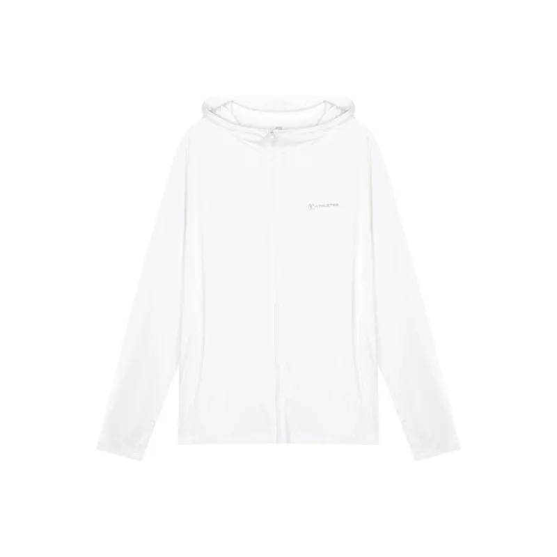 QIAODAN Breathable UV Protection Abrasion Resistant Sun Protection Clothing Men's Jordan White-0