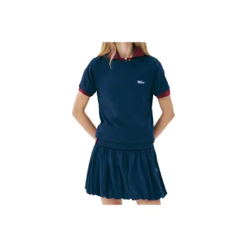 MARDI MERCREDI SS25 VOLUME MINI SKIRT_NAVY Casual Short Skirts Korean Style Women's Marine Blue