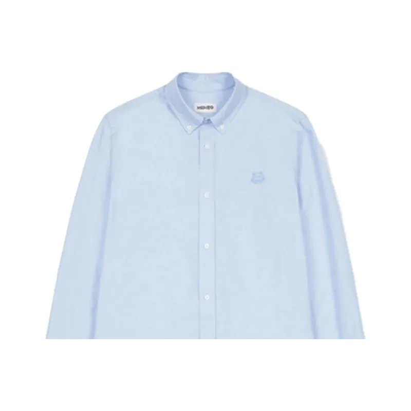 KENZO Shirts Men Light Blue-5
