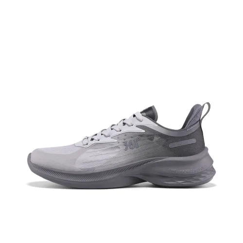 361° Slip Resistant, Abrasion Resistant, Breathable Low Top Sprint Running Shoes Men's Cyclical Gray Obsidian Black