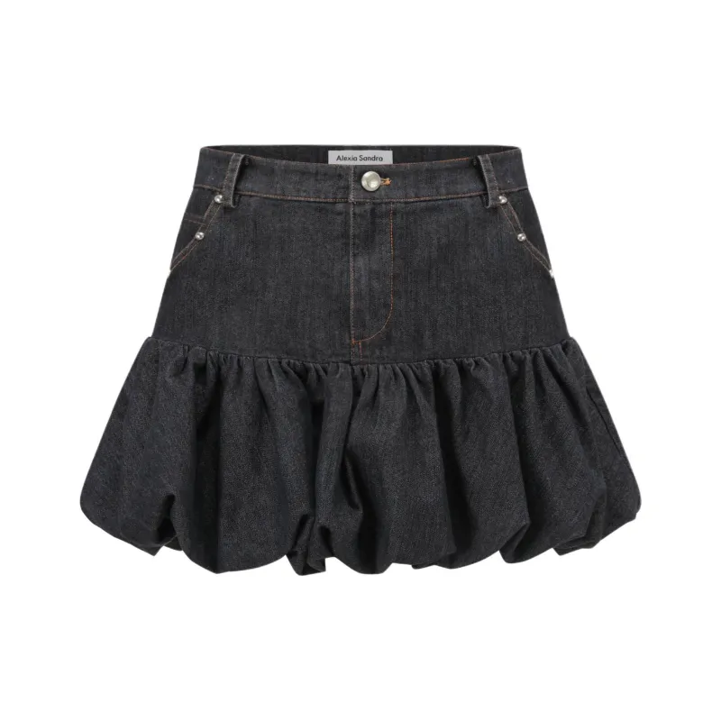 Alexia Sandra Denim Short Skirts Women's-0