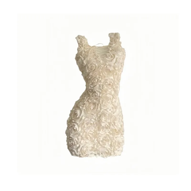 YGPRW Sleeveless Dresses Women's Apricot-0