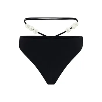 Magda Butrym High Waist Embellished Swim Bottom