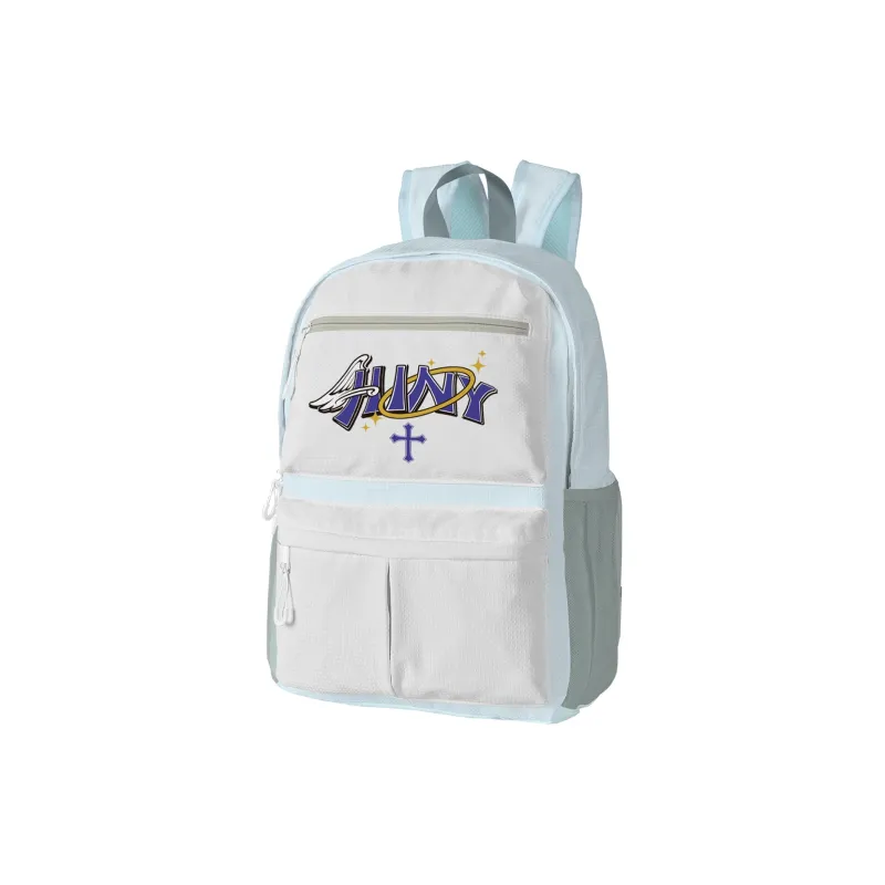 FINITE LOOP Eco Friendly Fabric Backpack Large Size Unisex Gray-1