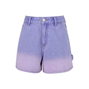 3COLOUR Denim Shorts Women's Lavender