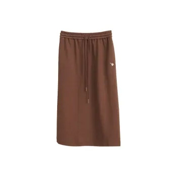 RUBIN Casual Long Skirt Women's Woodcutter Coffee