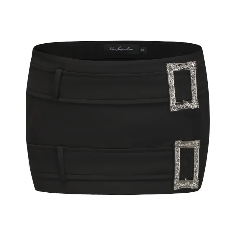 NANA JACQUELINE Casual Short Skirts Women's Black-0