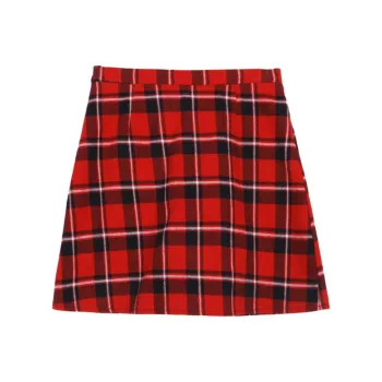 XINBANGBANG Casual Short Skirts Women's Red