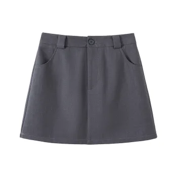 TOUCH Casual Short Skirts Women's Dark Gray