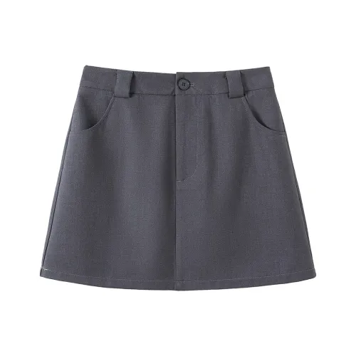 TOUCH Casual Short Skirts Women's Dark Gray