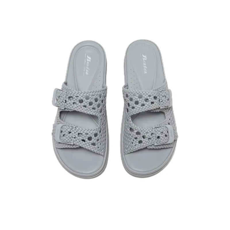 BATA Rubber Sole Quiet Slip Resistant Slide Slippers Women's-6