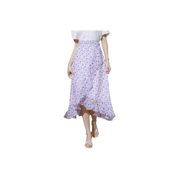 SMEN Casual Long Skirts Women's Multicolor