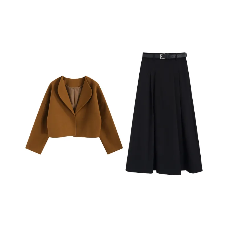 SNZX Two Piece Skirt Sets Women's-0