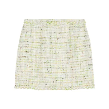 Bebe SS24 Casual Short Skirts Women's Yellow Green