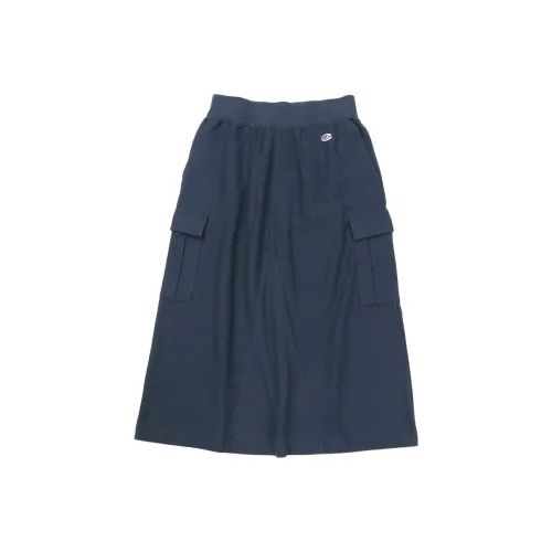 Champion SS24 Casual Long Skirts Women's Marine Blue
