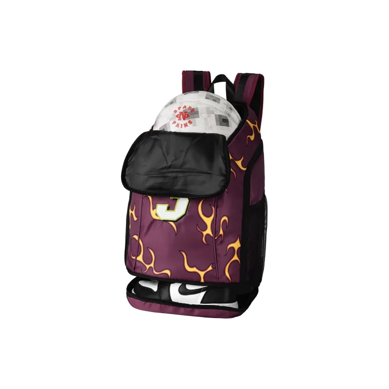 Spare No Pains. Polyester Backpack Regular Unisex Multicolor-22