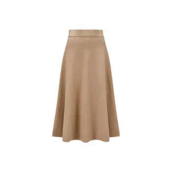 Moncler Lightweight Pleated Midi Skirt