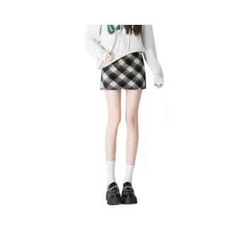 Ya Sheep People Casual Short Skirts Women's Black