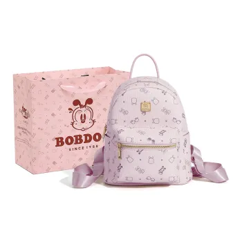 BOBDOG PU Backpack Women's Pink/Brown