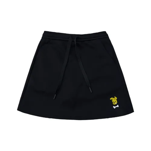 Checkitout Casual Short Skirts Women's Sleepy Machine Black