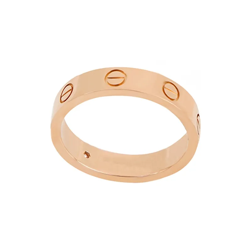 CARTIER Karat Gold Rings Unisex Rose Gold-1