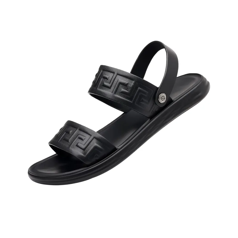 Frank Mully Beach Sandals Men's Black-1
