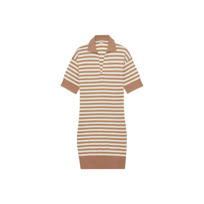 INES DE LA FRESSANGE Short Sleeved Dress Women's Beige-0
