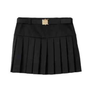 MIU MIU Casual Short Skirts Women's Black