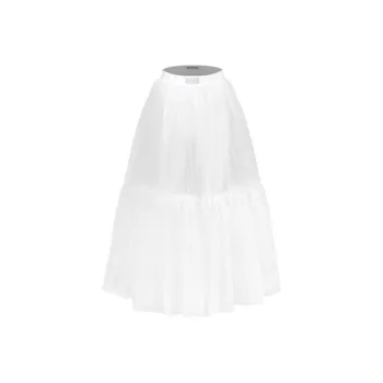 MARDI MERCREDI SS24 Casual Long Skirt Women's White