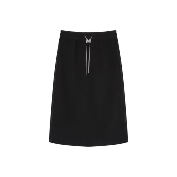 EICHITOO Casual Long Skirt Women's Black