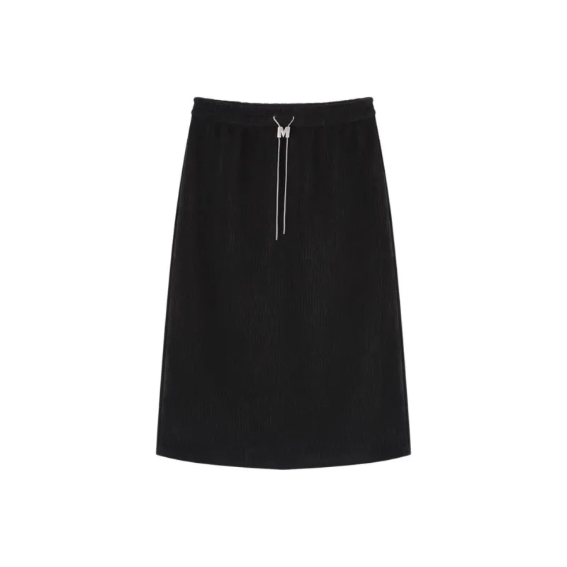 EICHITOO Casual Long Skirt Women's Black-0