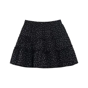 INSLIISA Casual Short Skirts Women's Black