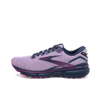Brooks Ghost 15 Anti Slip Wear Resistant Low Top Running Shoes Women's Purple