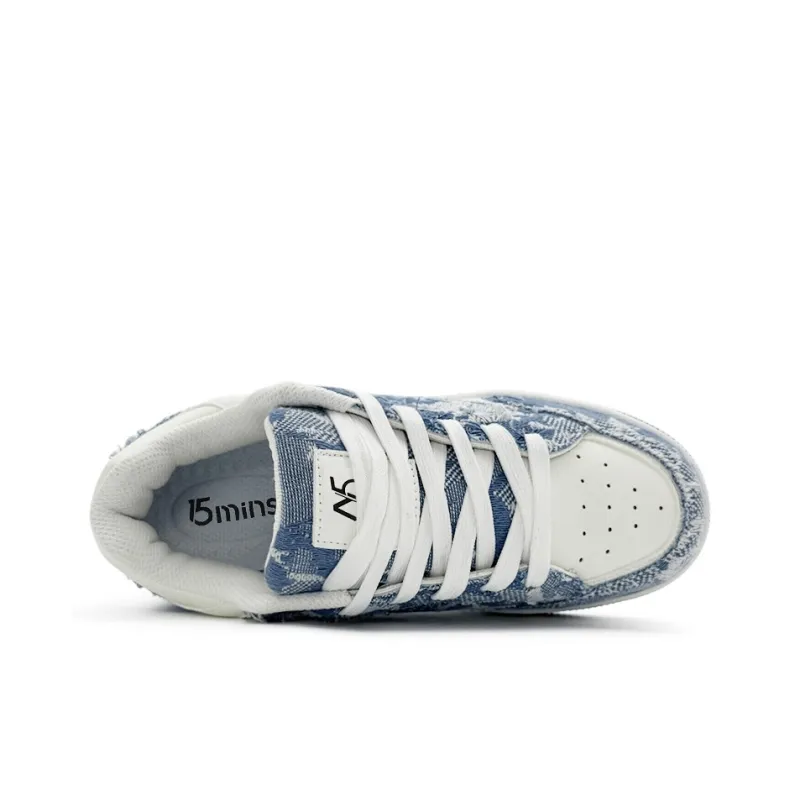 15 MINS Slip Resistant Cushioning Low Top Skateboard Shoes Unisex-16