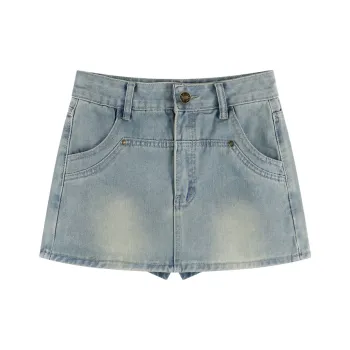Mm Denim Short Skirts Women's
