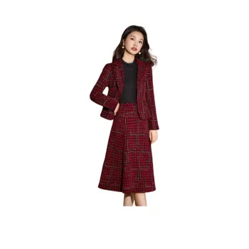 Mylan Two Piece Skirt Sets Women's Red