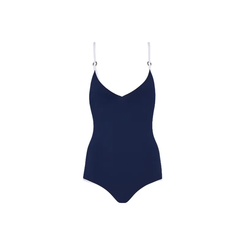 DIOR One-piece Swimsuit Women's Dark Blue-0