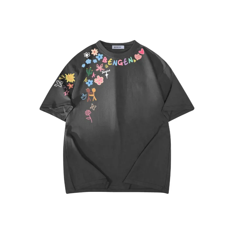 BENGEN T Shirts Unisex-7