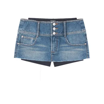 Miss Sixty Denim Short Skirts Women's Medium Blue
