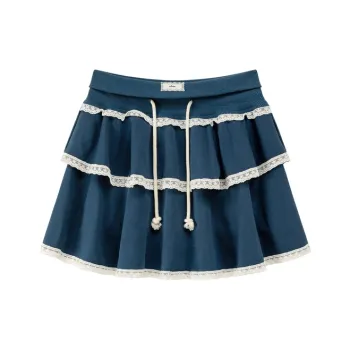 CHUU Casual Short Skirts Women's Navy Blue