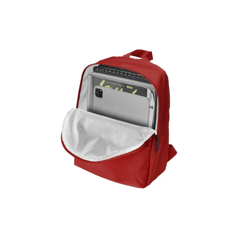 TURN UP Polyester Backpack Regular Unisex Red-3