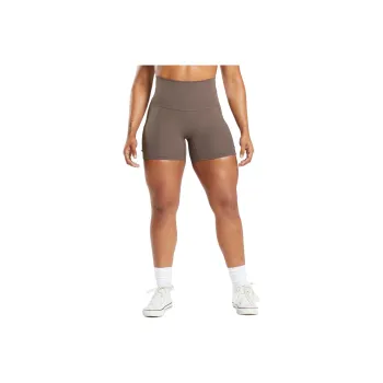 GYMSHARK LEGACY Sports Shorts Women's Walnut Wood Fuchsia